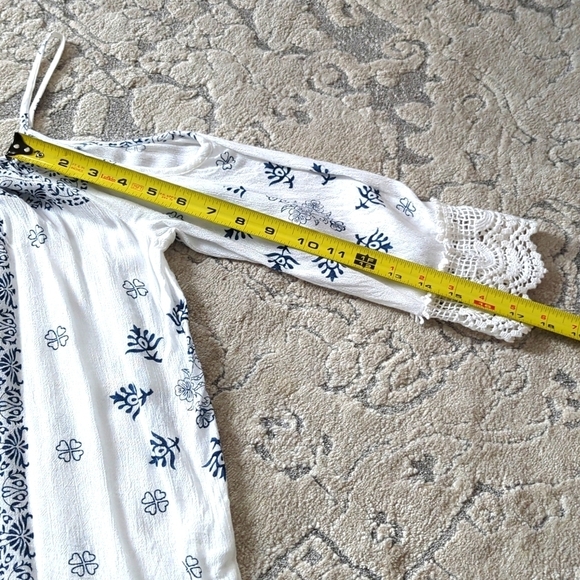 SOHO NY&Co Off the Shoulder Peasant Top, Size Small - Picture 11 of 11